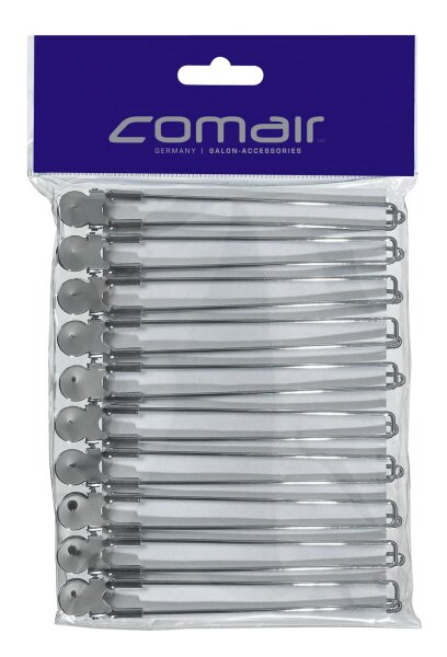 Comair Haarschneideklammer chrom 125mm 10 St&uuml;ck
