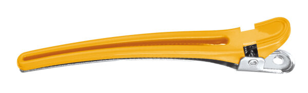 Comair Haarclips Plastik/Aluminium gelb 95mm 10 St&uuml;ck