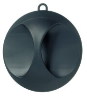 Comair Kabinett-Spiegel Elegant schwarz matt &Oslash; 25cm