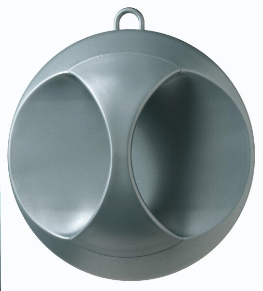 Comair Kabinett-Spiegel Elegant silber matt &Oslash; 25cm