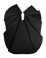 Comair Umhang Duo Druckknopf+Band schwarz 178x138cm