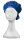Comair Kaltwellhaube Waterproofuni mittelblau