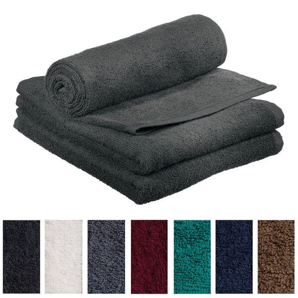 Comair 3er Kabinett Handtuch anthrazit 100% Baumwolle...