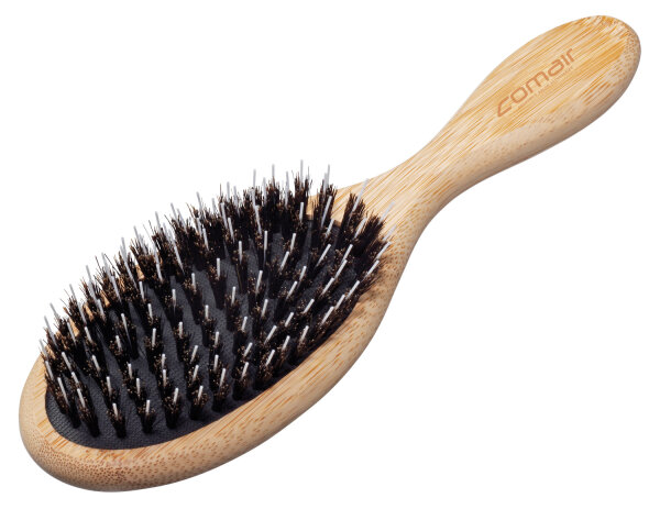 Comair Bamboo Line oval klein mit Wildschweinborsten