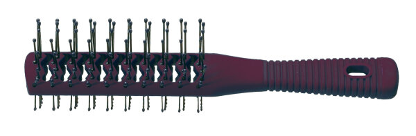 Comair Tunnelventb&uuml;rste doppelseitig Rubberize violett