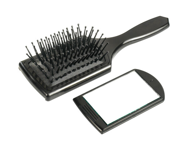 Comair Mini Paddle Brush mit herausziehbarem Spiegel...