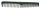 Comair Profi Line Carbon Nr. 401 Haarschneidekamm leichte Schr&auml;gung