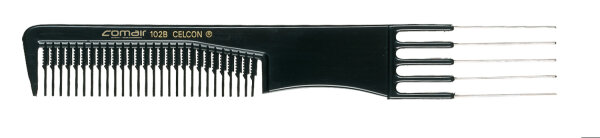 Comair Profi Line Black Toupier-Gabelkamm Nr. 102