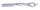 Rasiermesser Original Feather silber